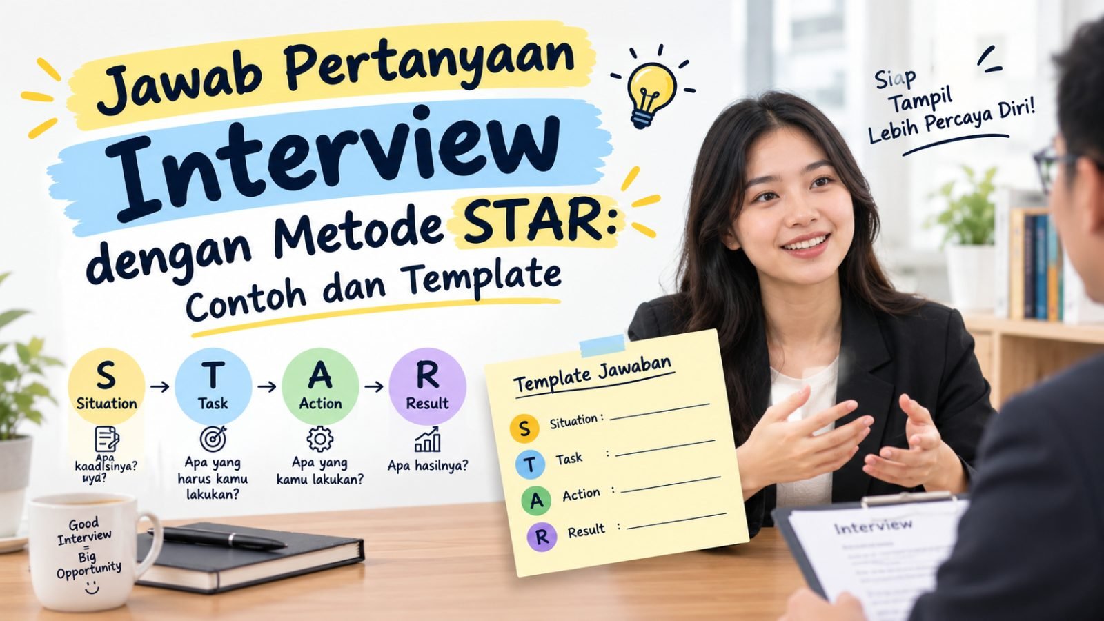 Jawab Pertanyaan Interview dengan Metode STAR: Contoh dan Template
