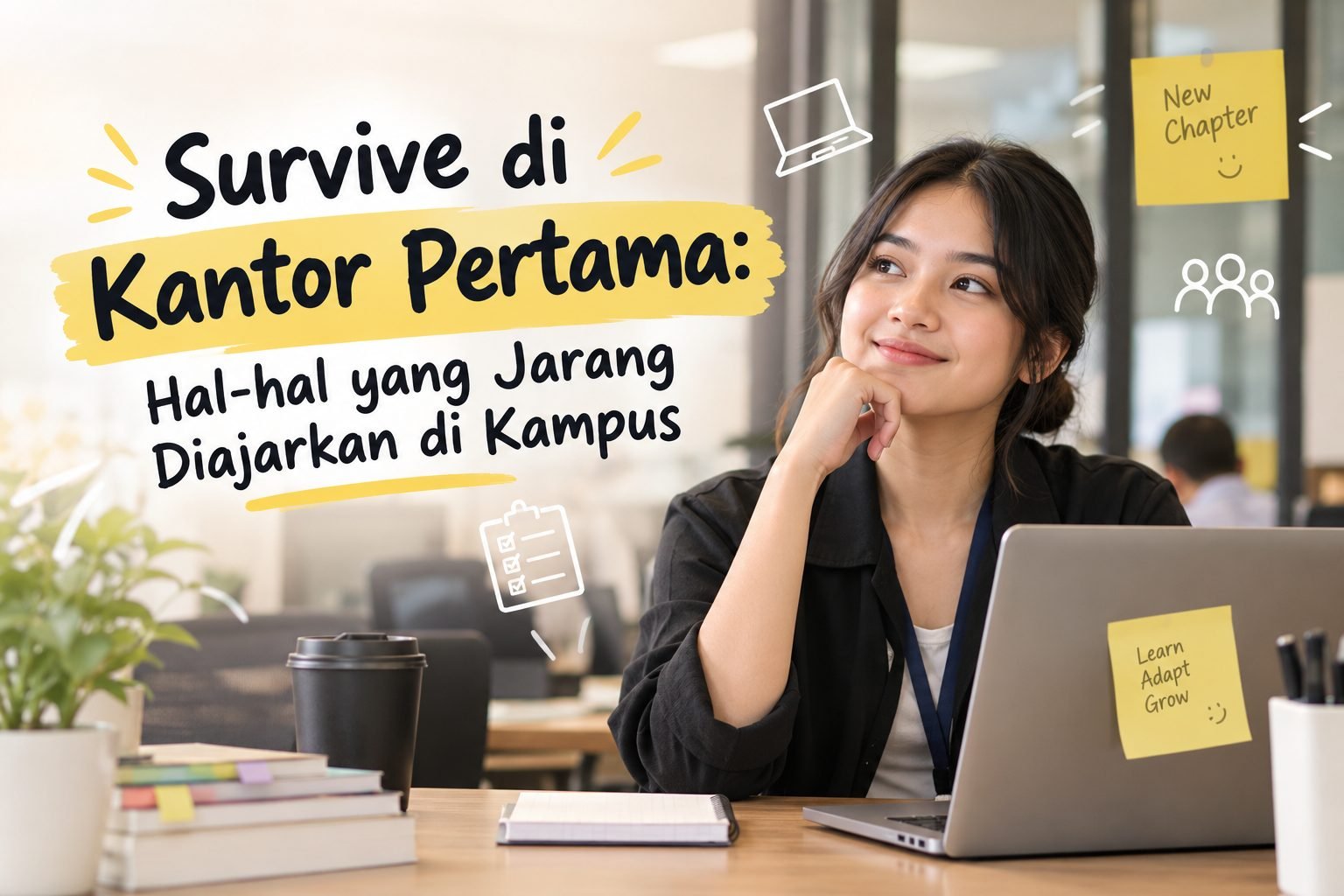 Survive di Kantor Pertama: Hal-hal yang Jarang Diajarkan di Kampus