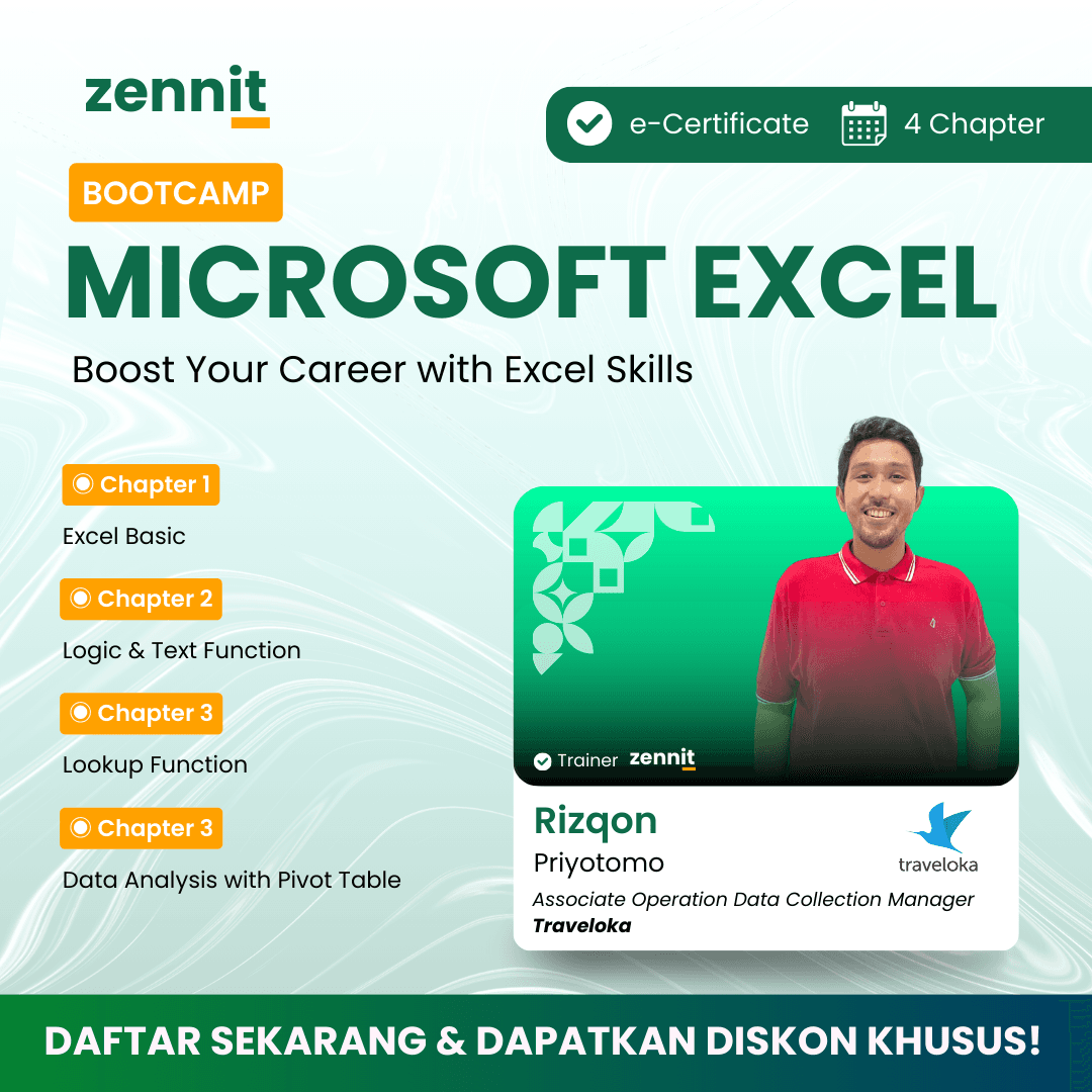 Poster Bootcamp Microsoft Excel